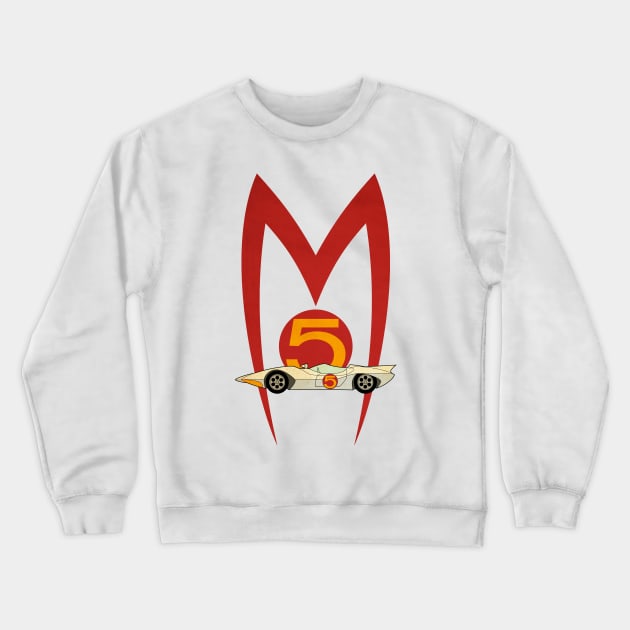 MACH 5 SPEED RACER VINTAGE Crewneck Sweatshirt by GOAT777